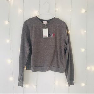 Sub_Urban Riot Sweaters - SUP. Grey Crew Sweatshirt Sub_Urban Riot Sweaters - SUP. Grey Crew Sweatshirt